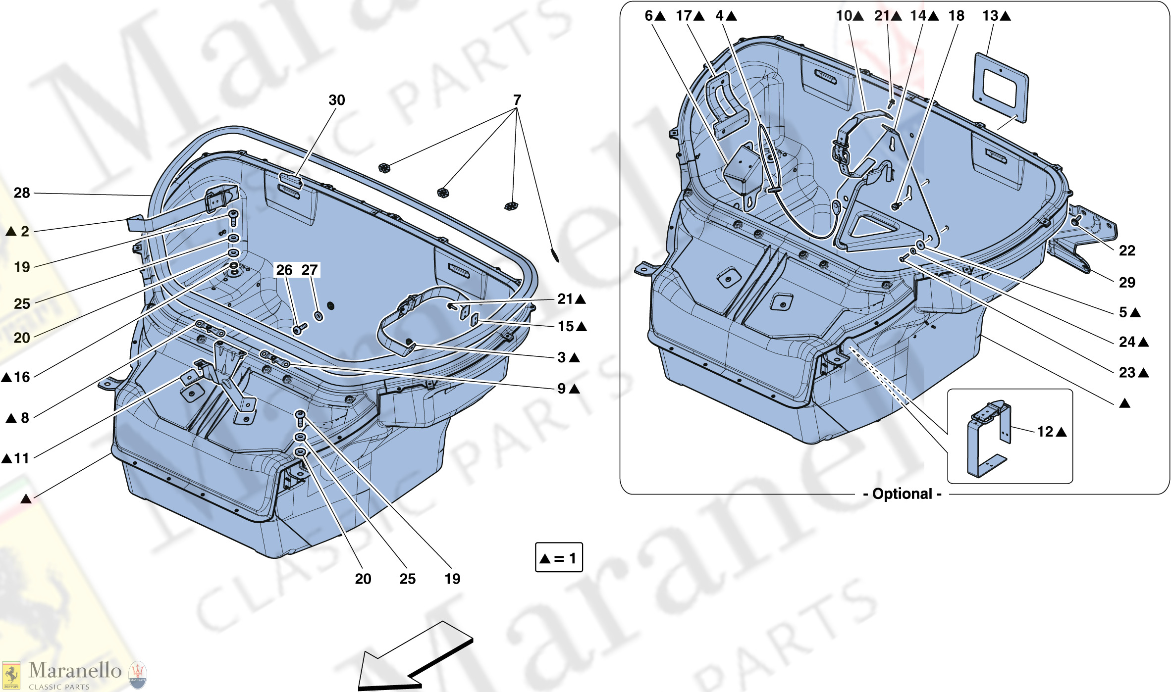 108 - Front Compartment Trim