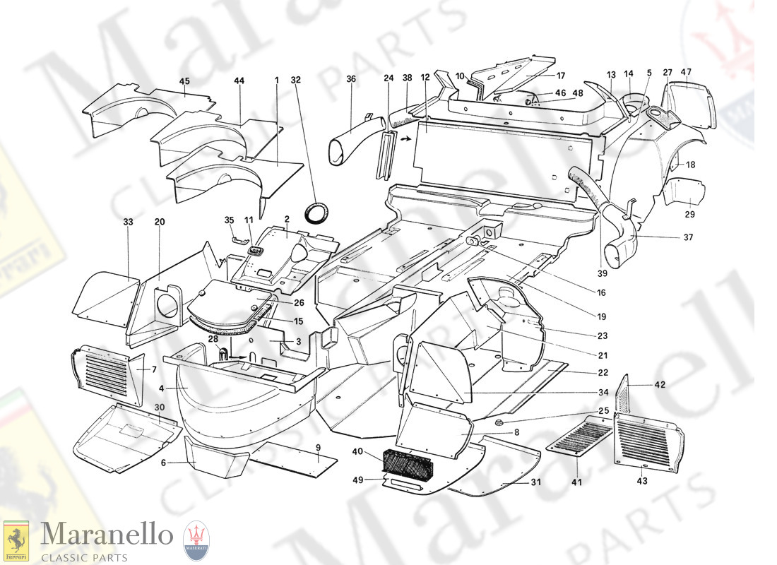 103 - Body Shell - Inner Elements