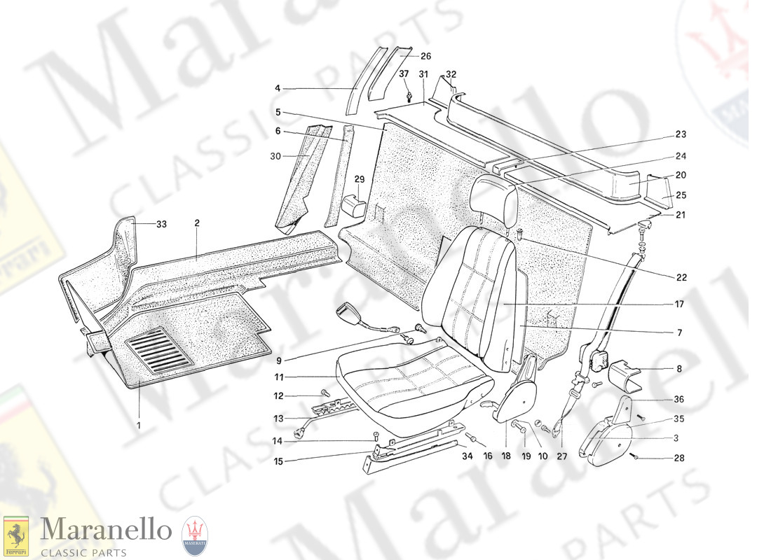 113 - Interior Trim, Accessories And Seats