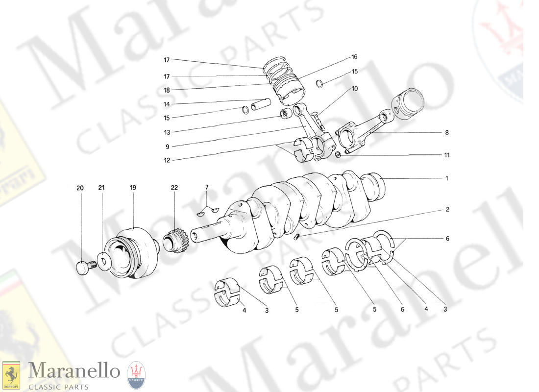 003 - Crankshaft - Connecting Rods And Pistons