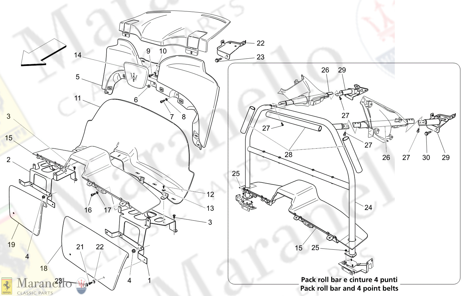 09.44 - 12 - 0944 - 12 Passenger Compartment B Pillar Trim Panels And Side Panels