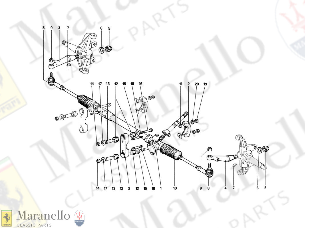 028 - Steering Rack And Linkage