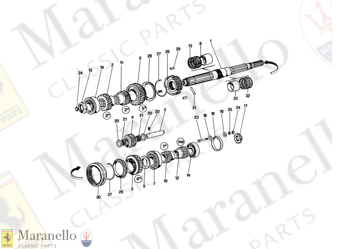 020 - Main Shaft Gears