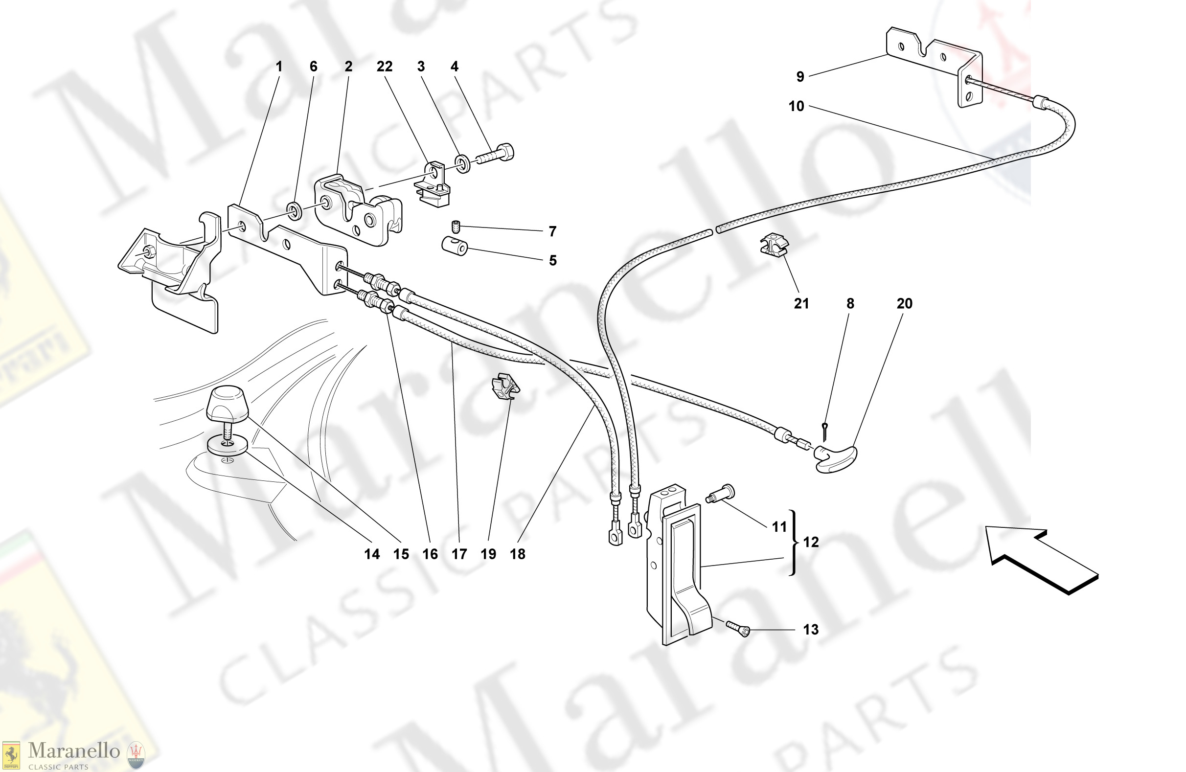 118 - Opening Device For Front Hood