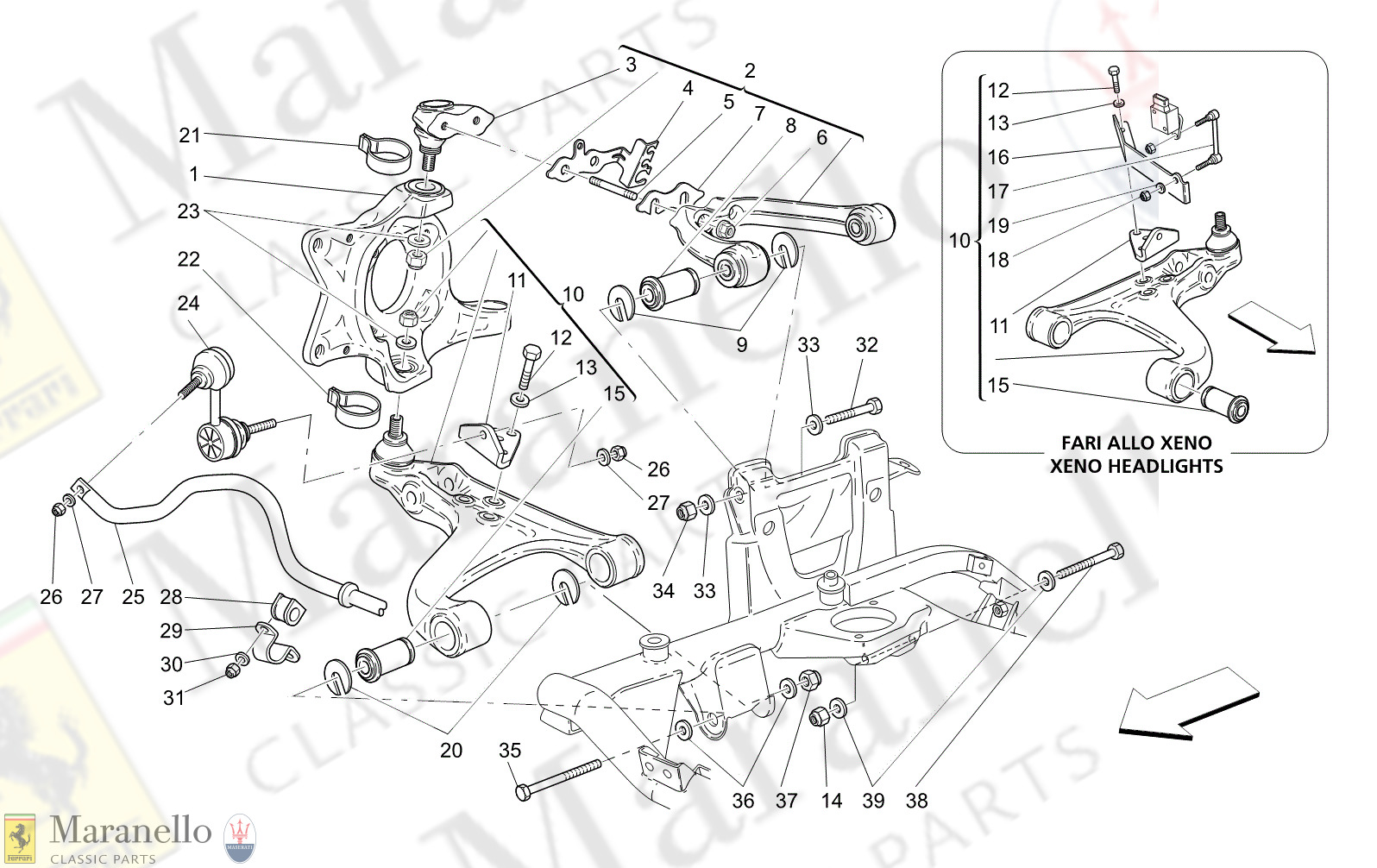 M6.10 - 15 - M610 - 15 Front Suspension