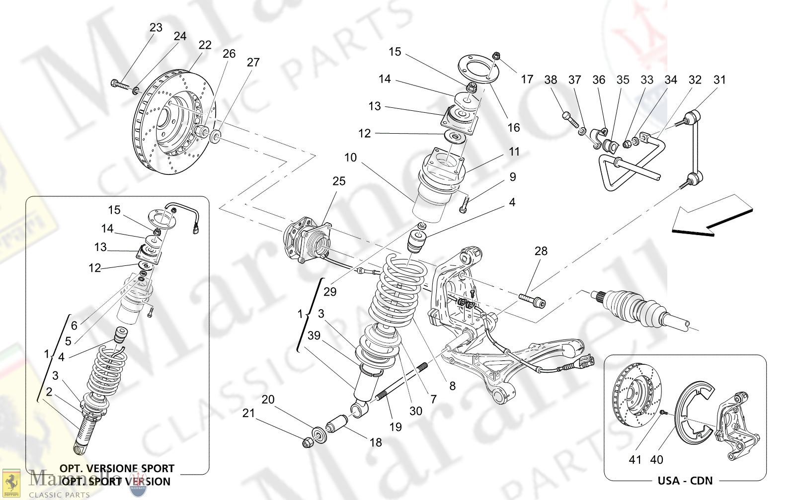 M6.21 - 15 - M621 - 15 Rear Shock Absorber Devices