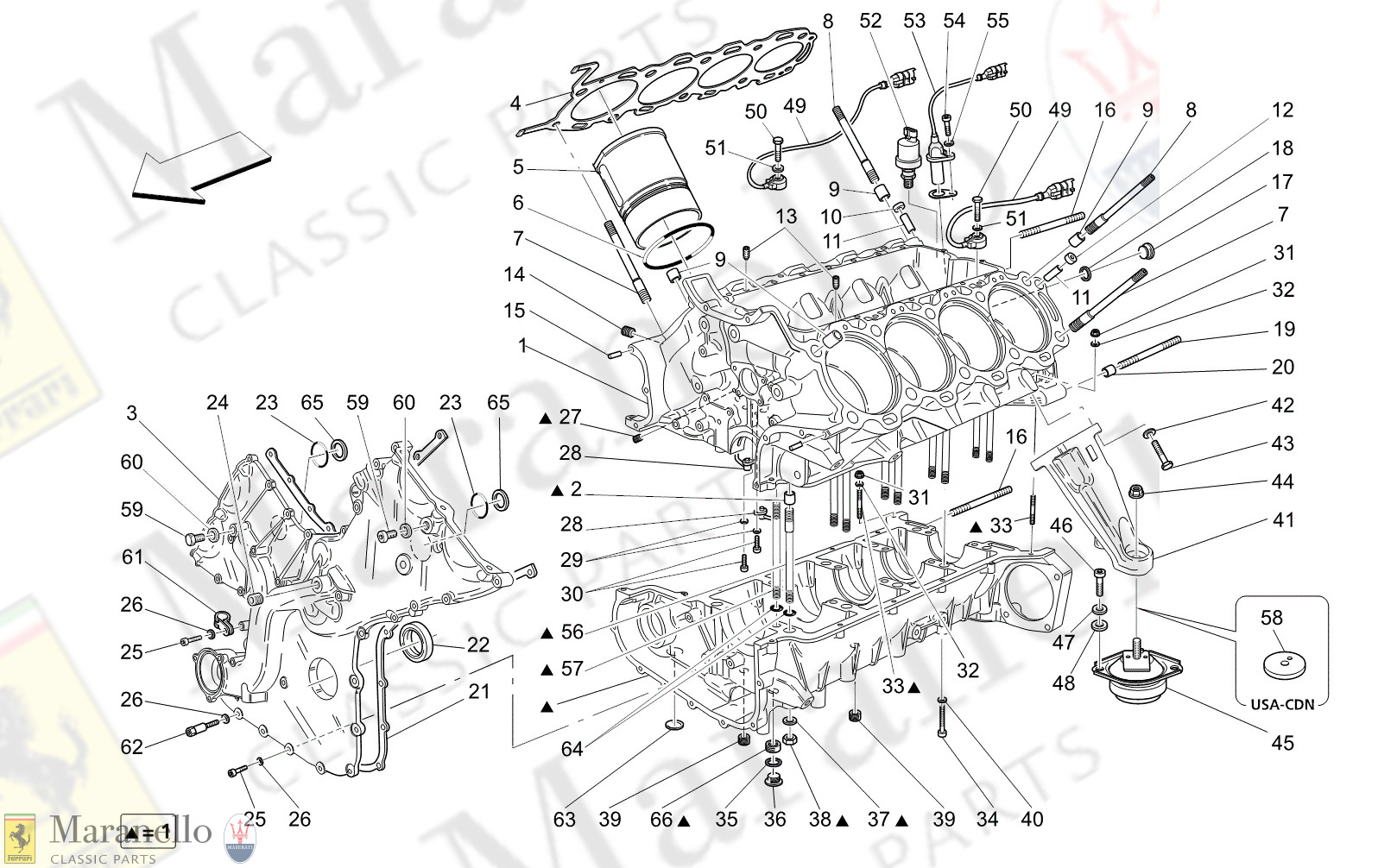 M1.00 - 15 - M100 - 15 Crankcase