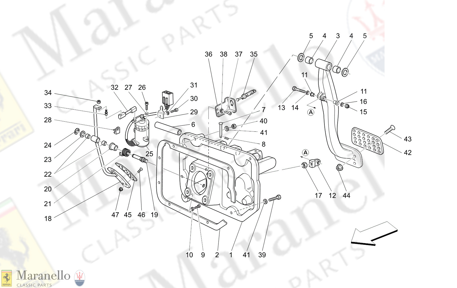 M5.20 - 25 - M520 - 25 Complete Pedal Board Unit