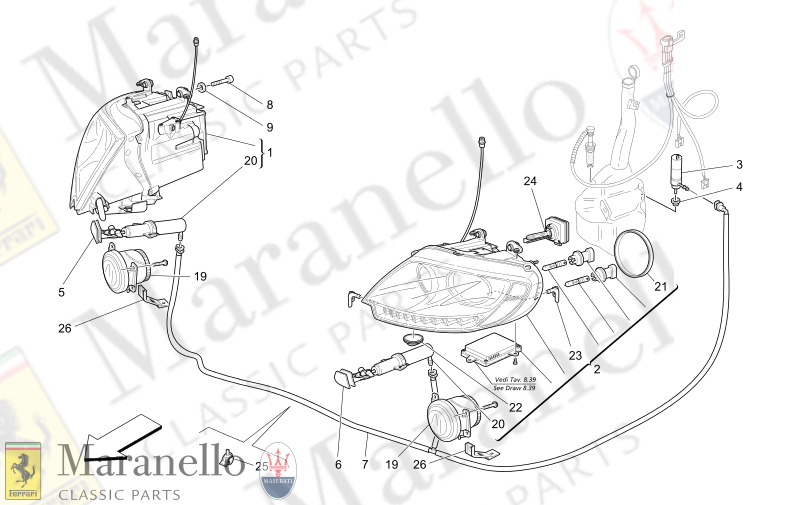 08.30 - 1 HEADLIGHT CLUSTERS