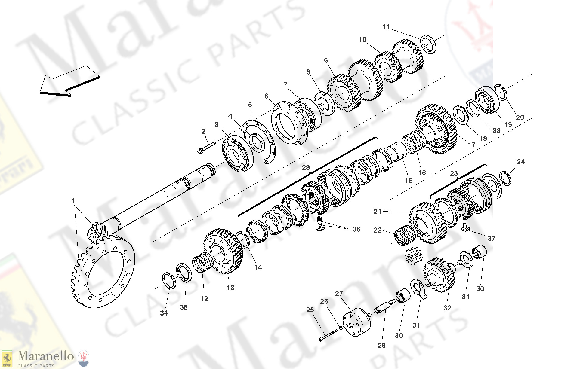 027 - Lay Shaft Gears