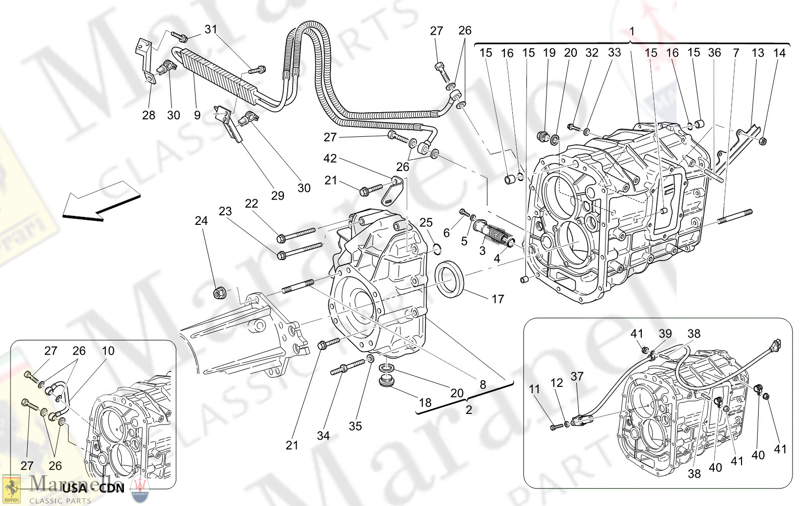 M3.10 - 1 - M310 - 1 Gearbox Housings