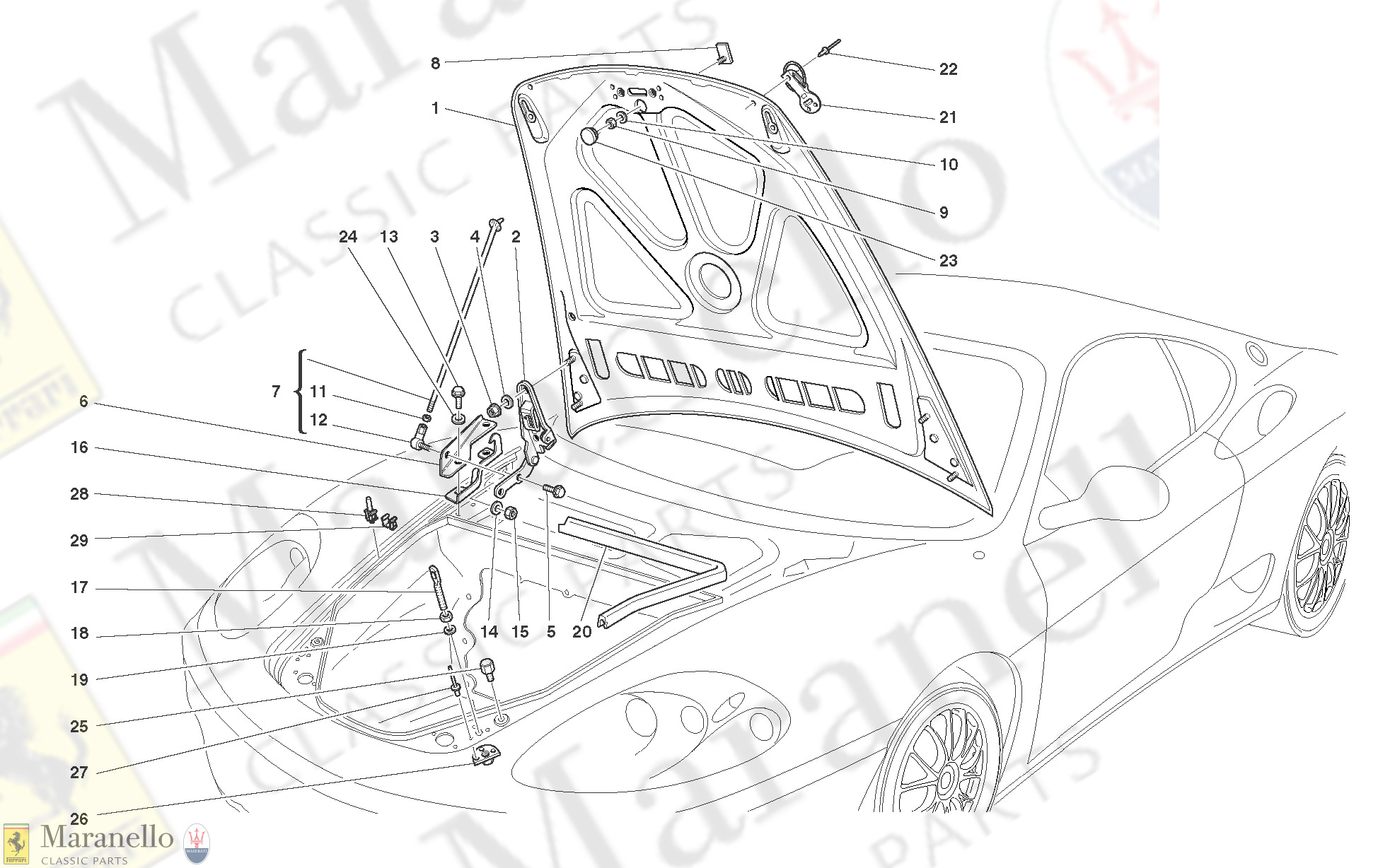 110 - Front Hood And Opening Device