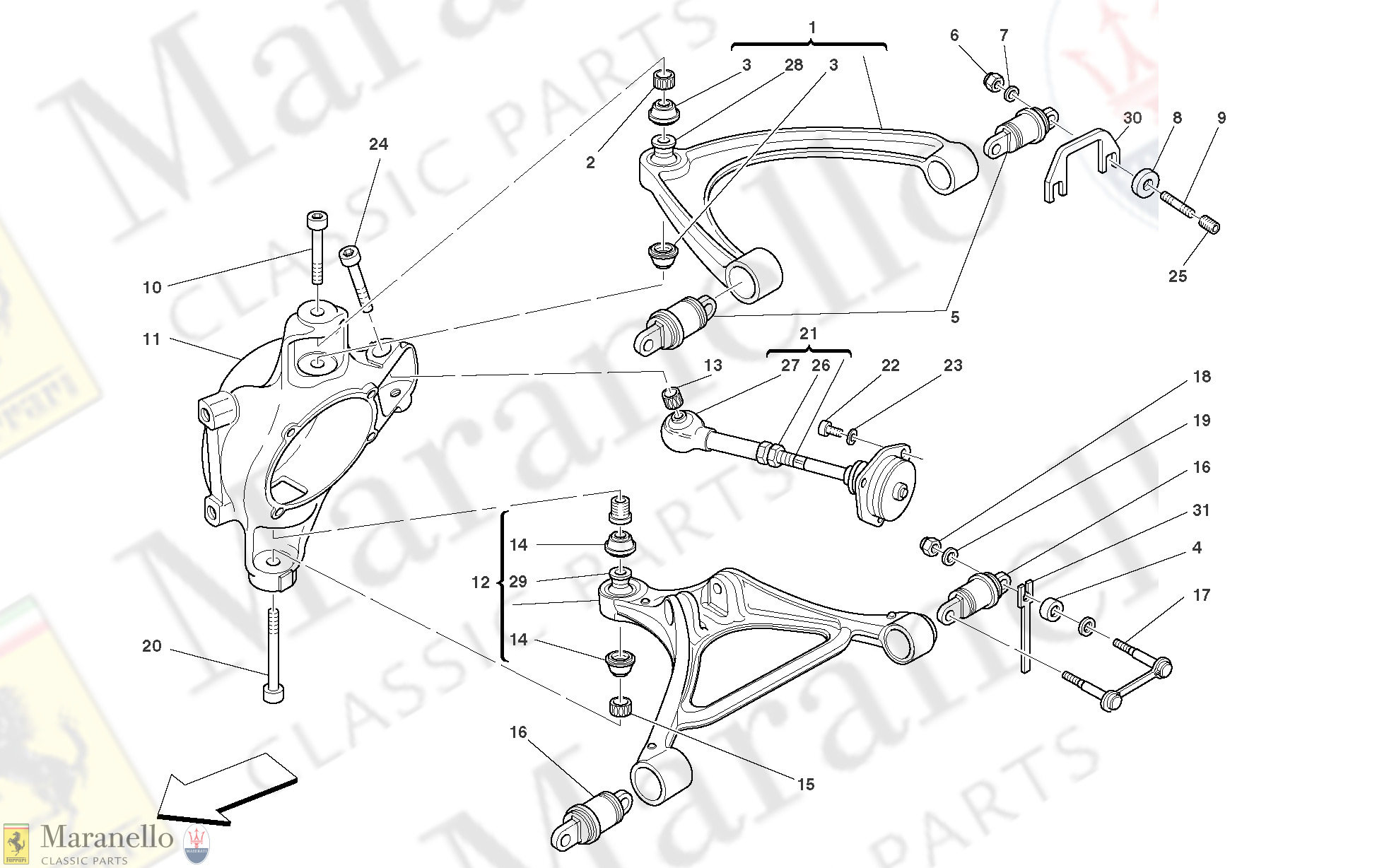 040 - Rear Suspension - Wishbones