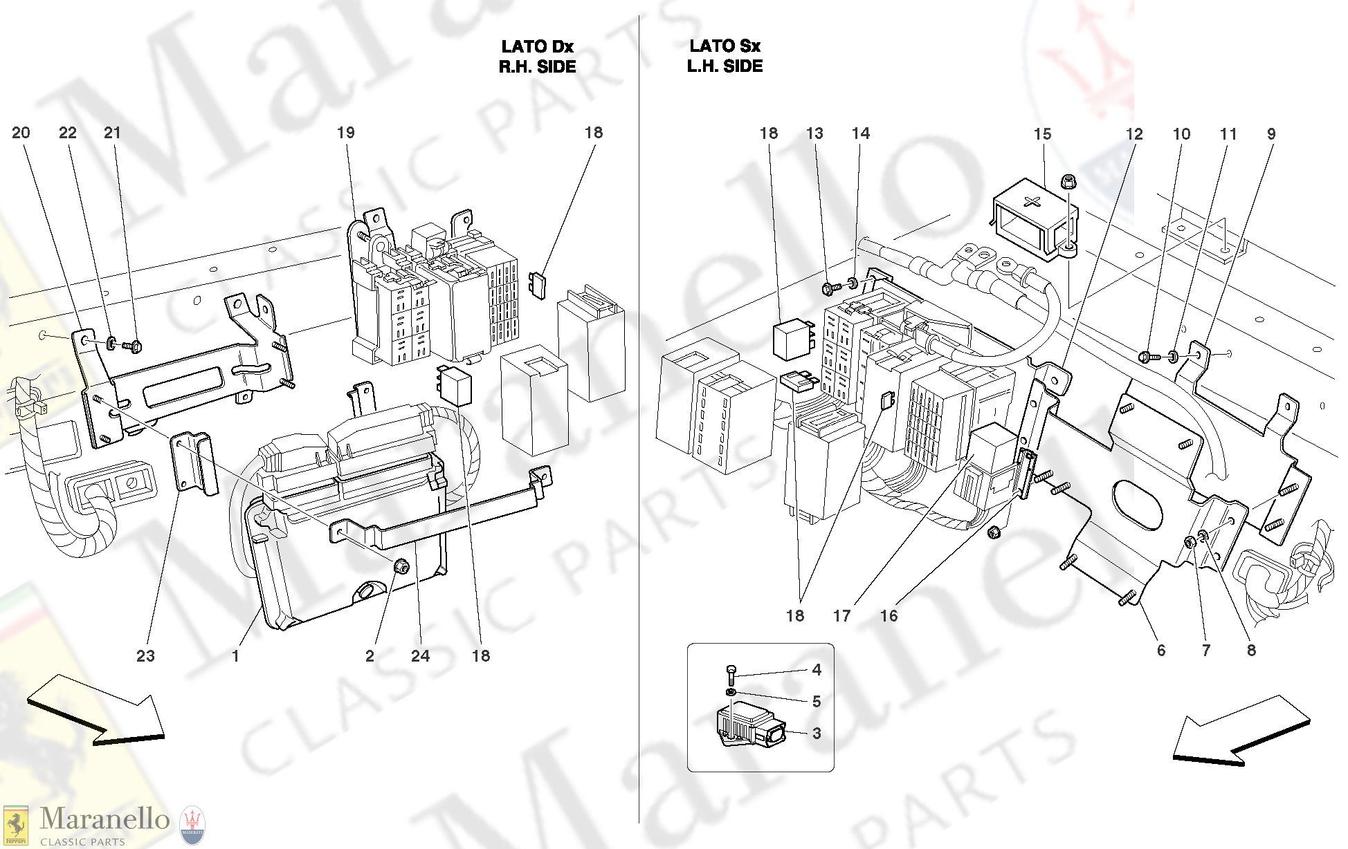 127 - Rear Passengers Compartment Control Stations