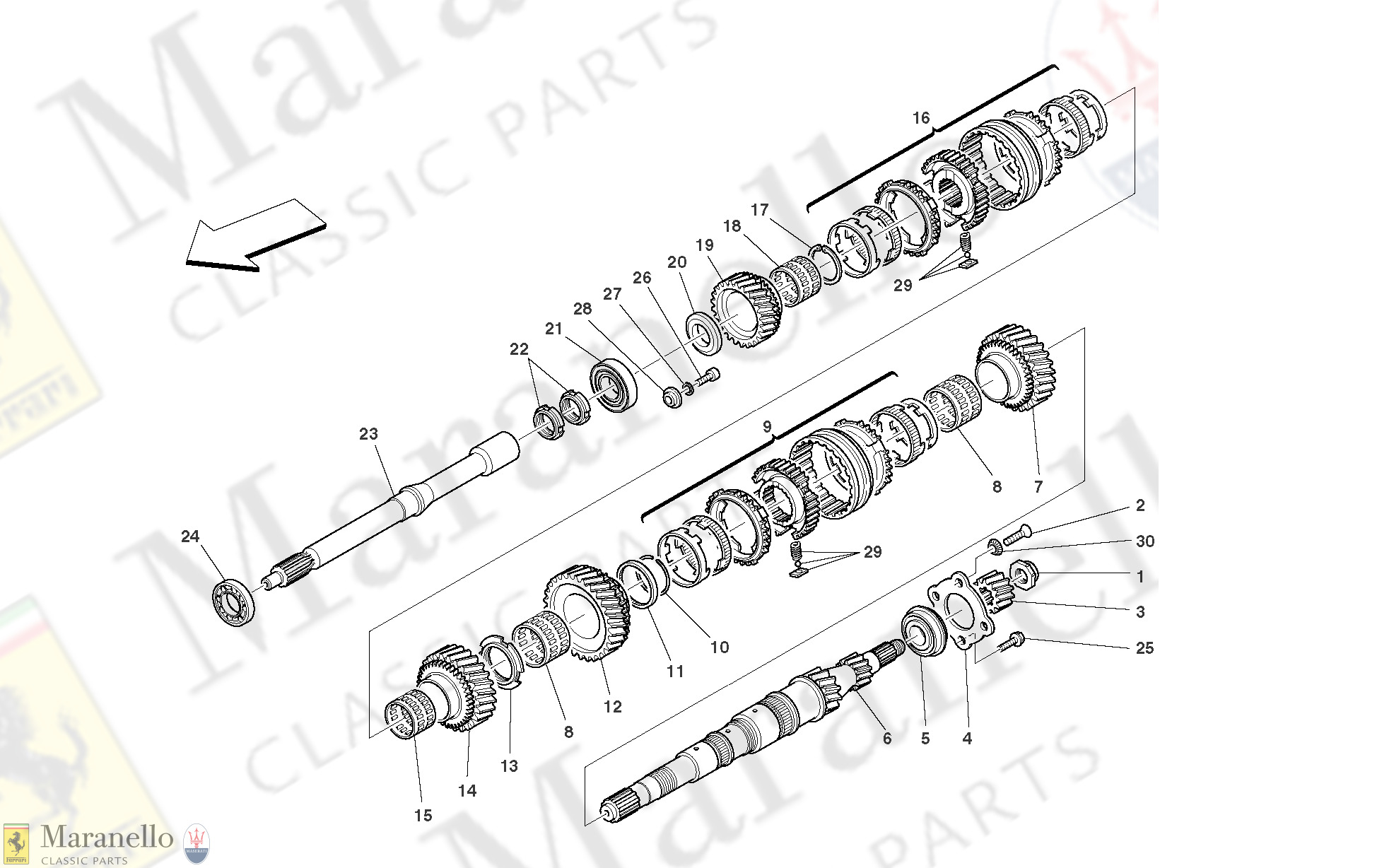 026 - Main Shaft Gears