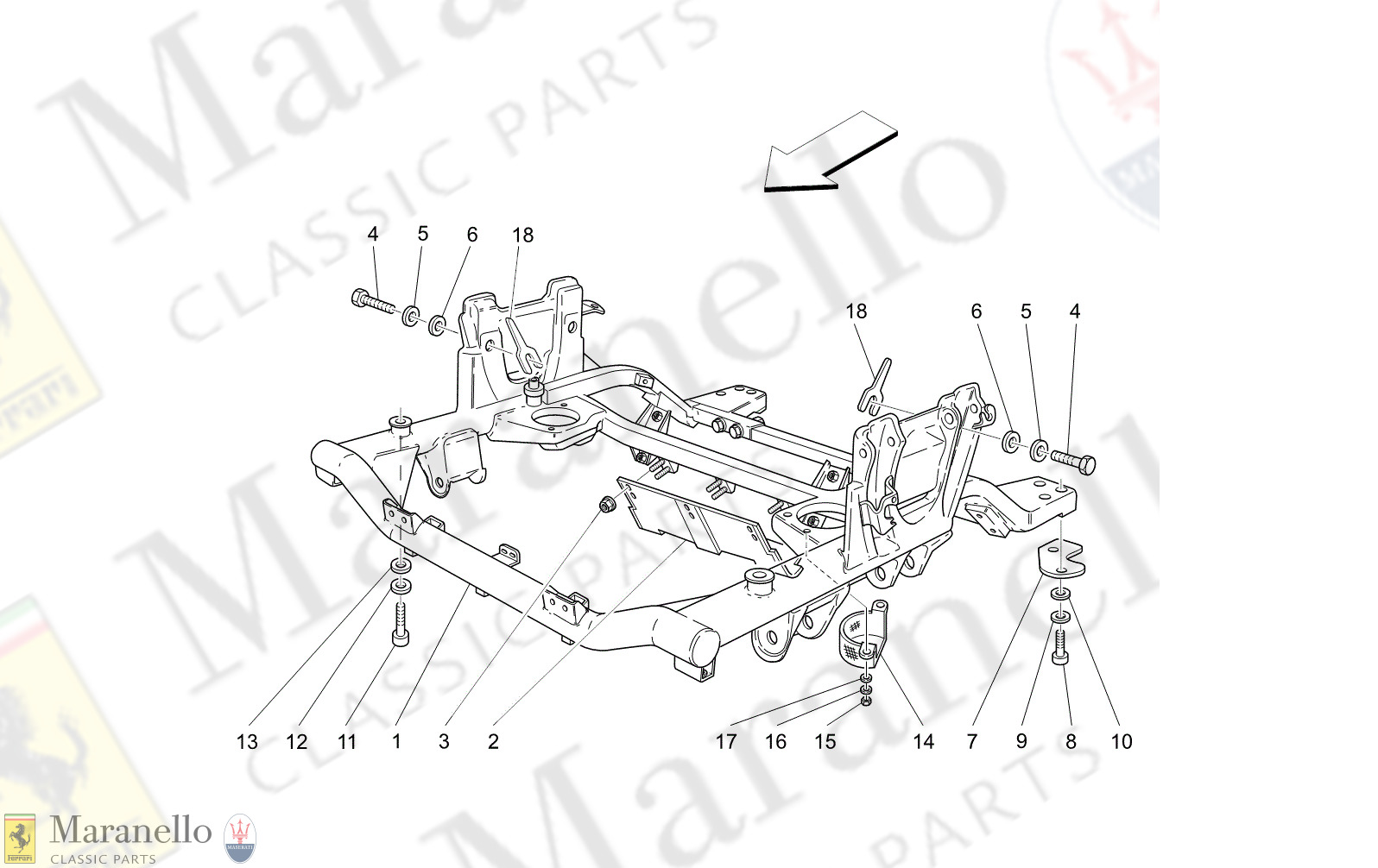 M6.12 - 1 - M612 - 1 Front Underchassis