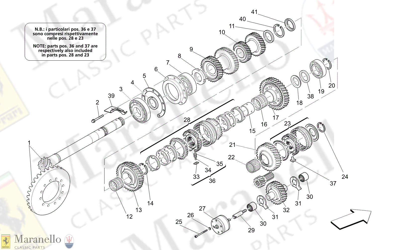 M3.12 - 1 - M312 - 1 Lay Shaft Gears