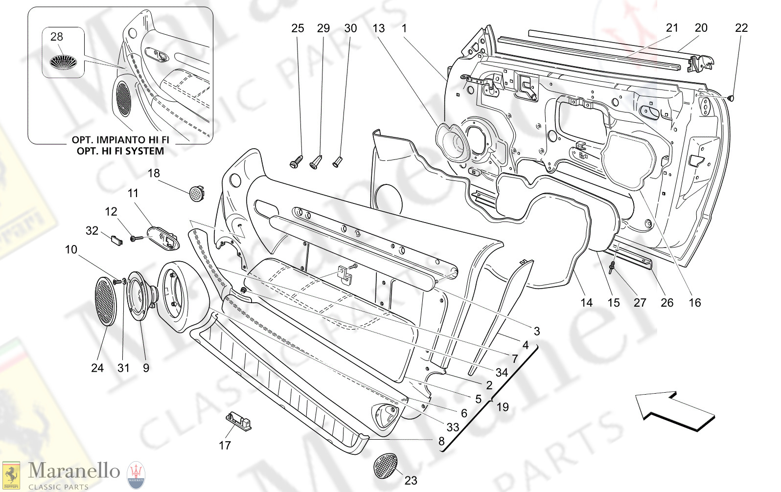 C9.30 - 1 - C930 - 1 Front Doors: Trim Panels