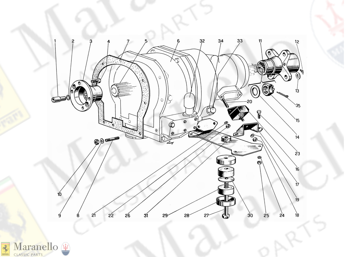 022 - Overdrive And Gearbox Clamping