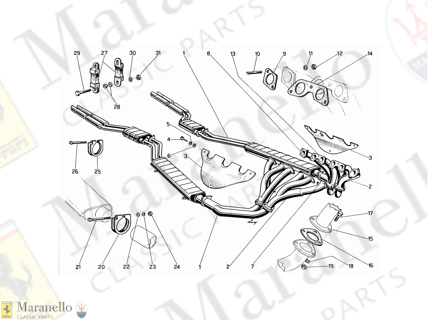 009 - Exhaust Manifolds, Silencers And Extensions