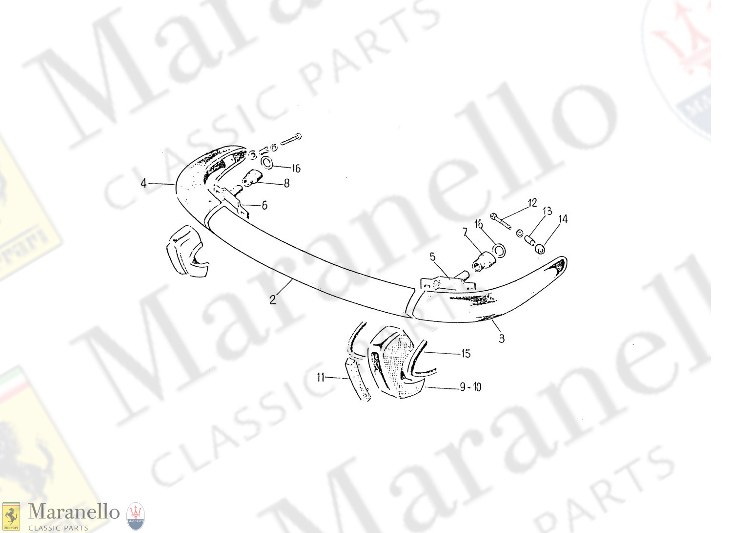 211A - Rear Bumper (Mk2 LHD From 567 & RHD From 60)