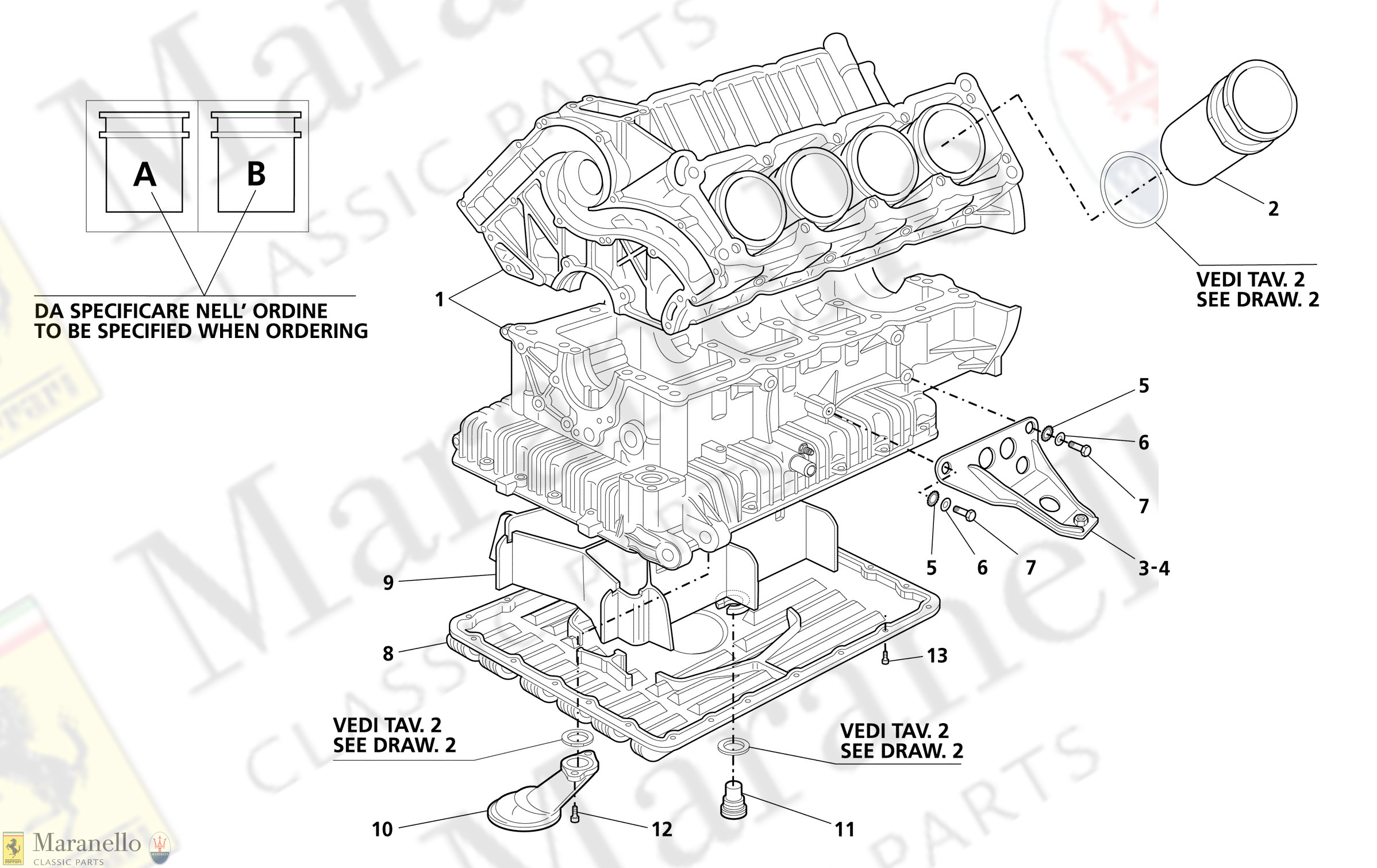 C 003 - Engine Block And Oil Sump