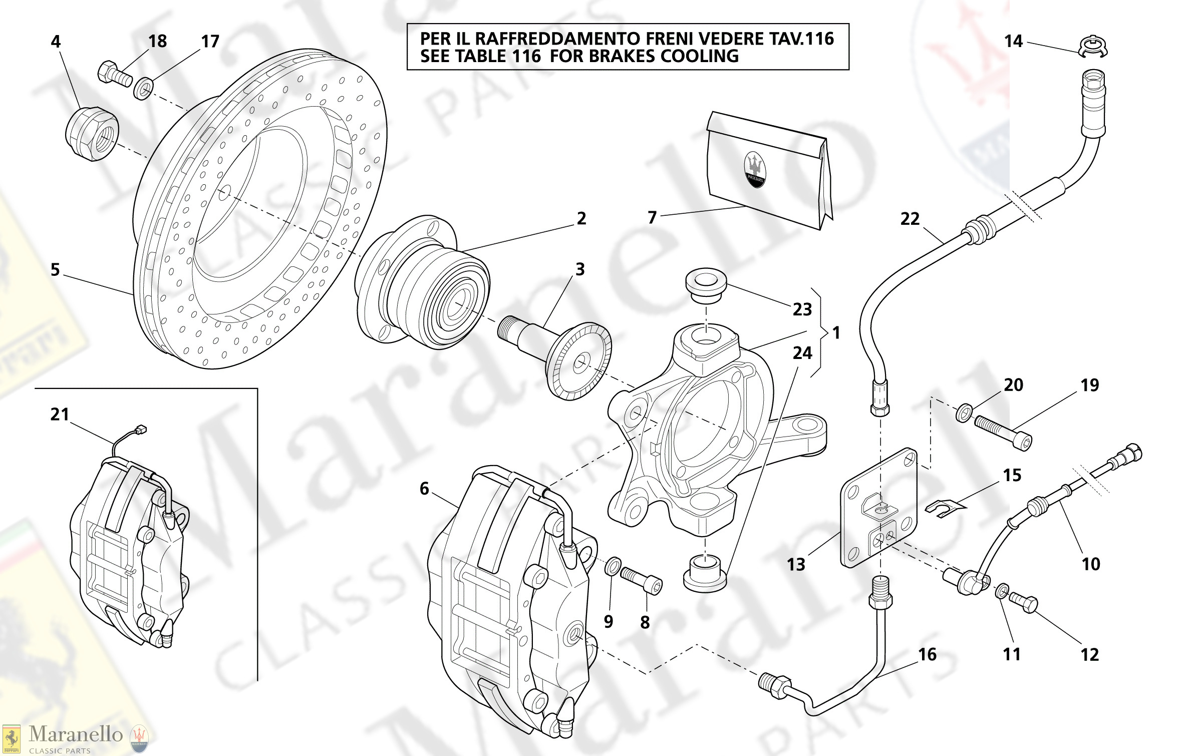 C 062 - Hubs And Front Brakes With Abs