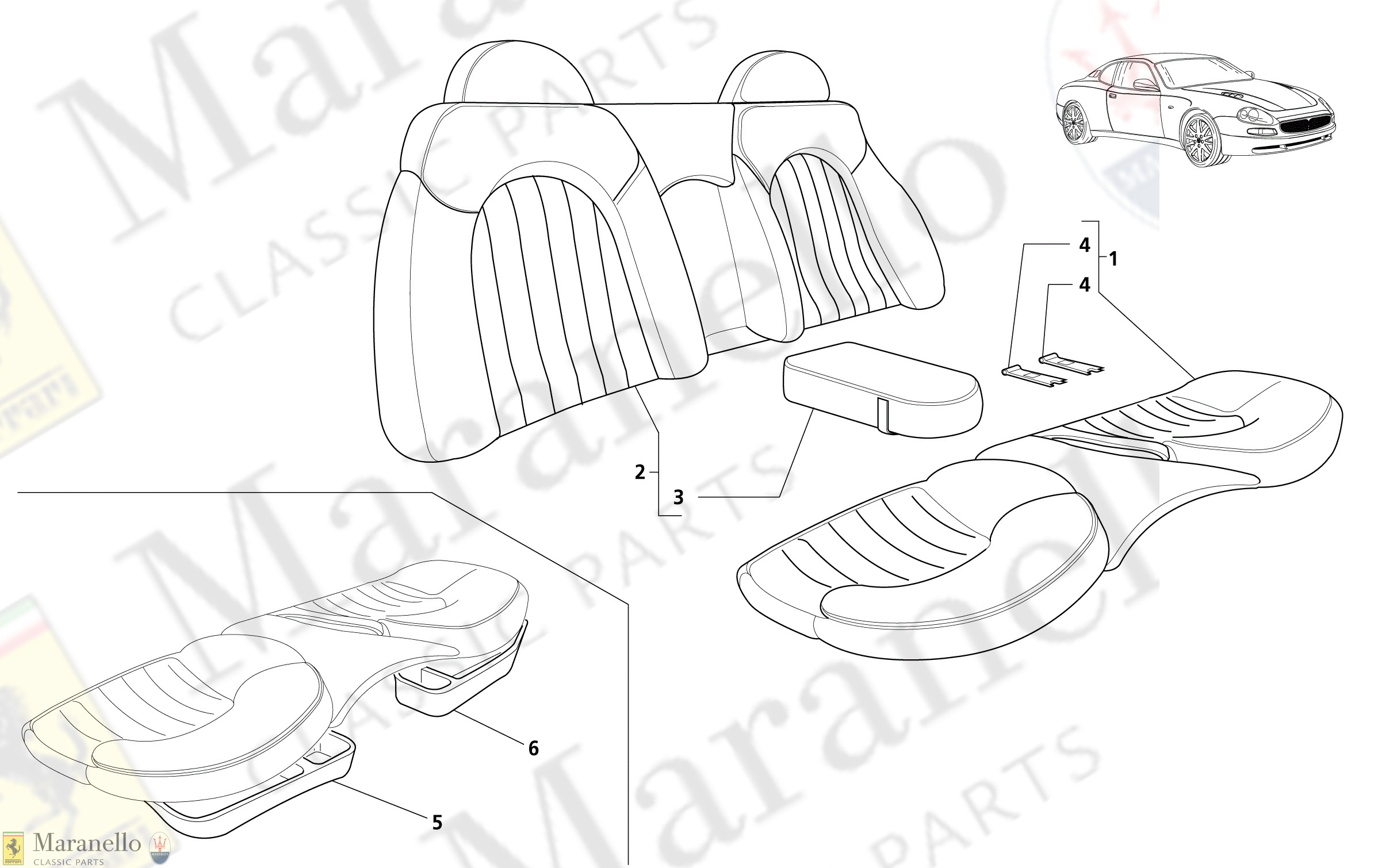 C 146 - Rear Seat