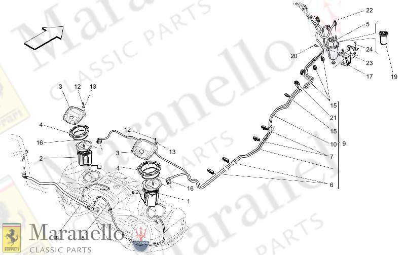 01.43 - 6 FUEL PUMPS AND CONNECTION LINES       Av