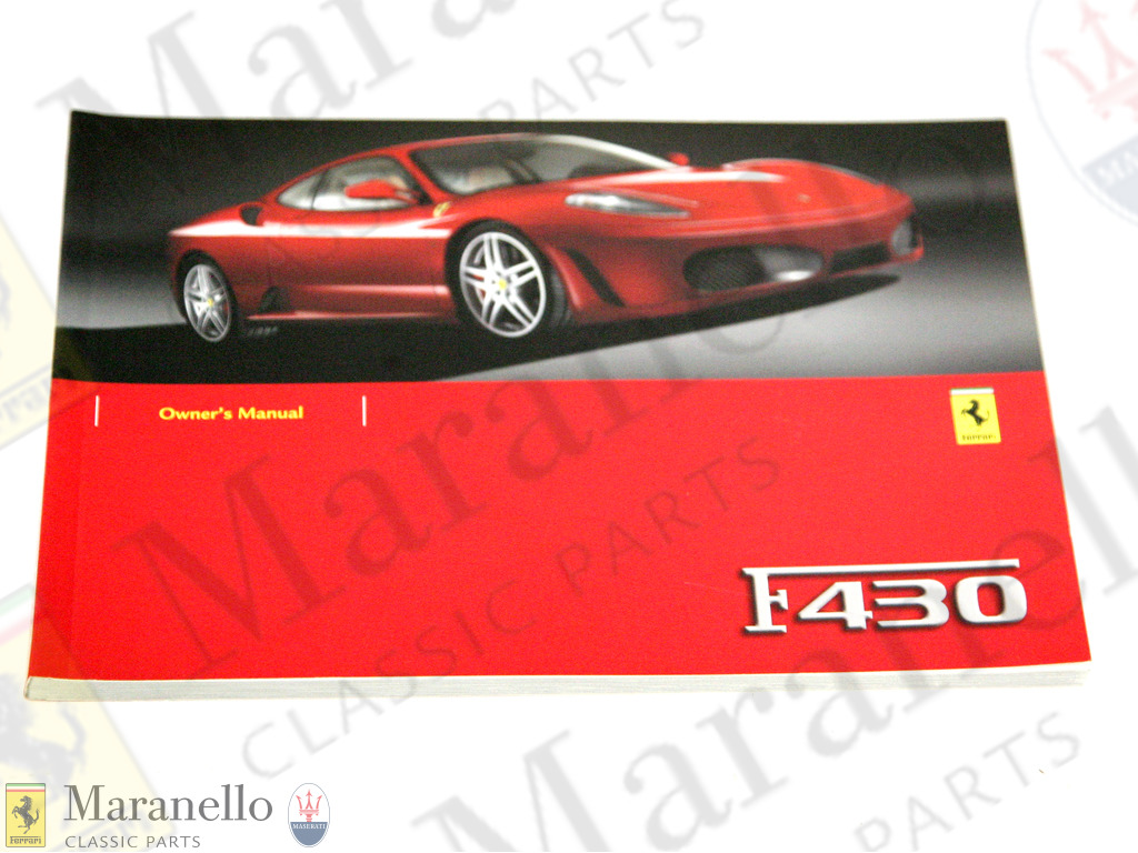 F430 Coupe Instruction Manual - English