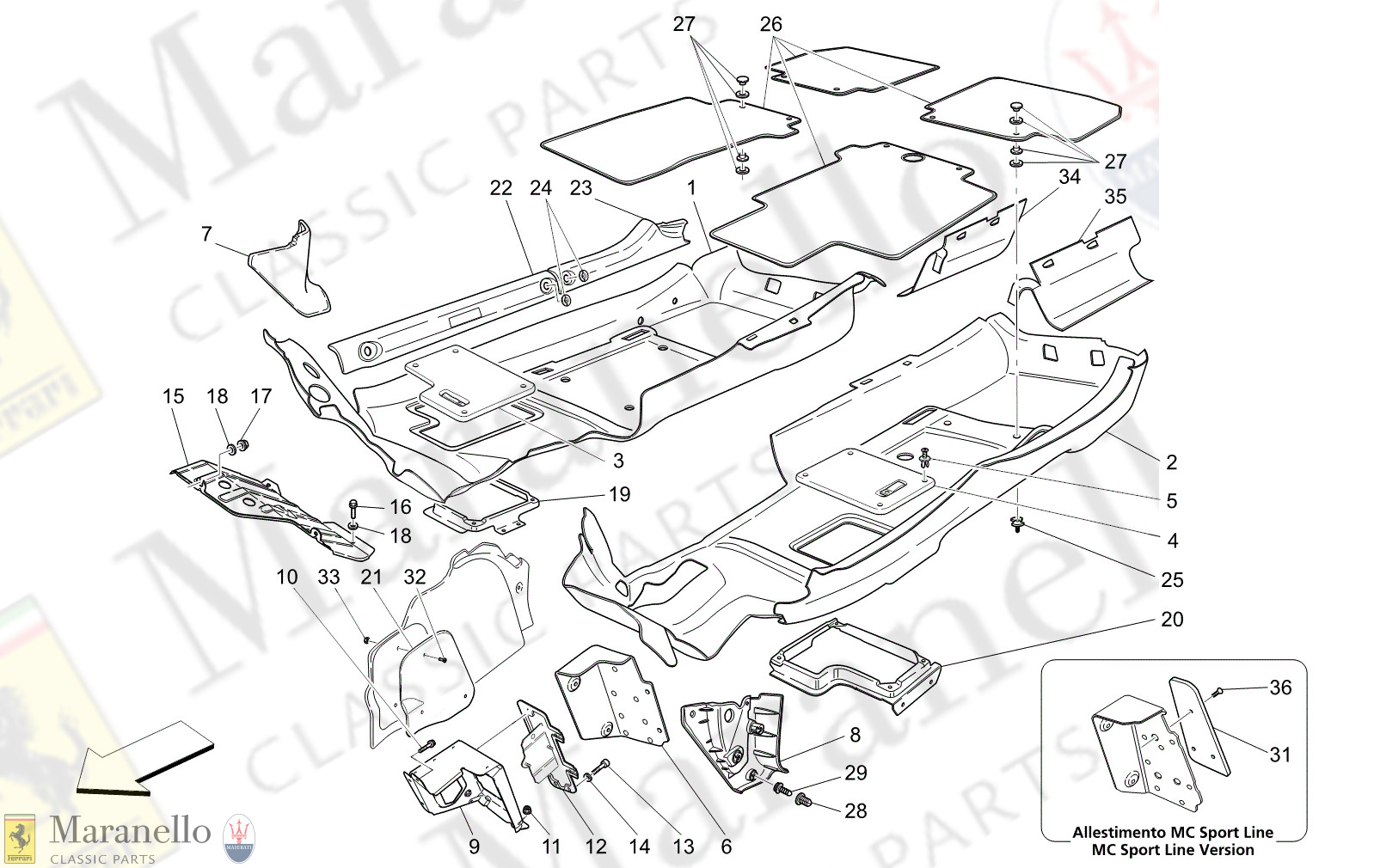 09.60 - 1 - 0960 - 1 Passenger Compartment Mats