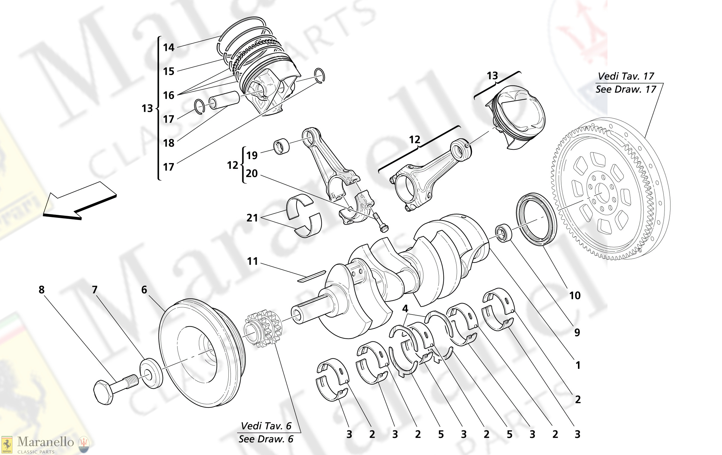 M 2 - Crankshaft - Connecting Rods And Pistons