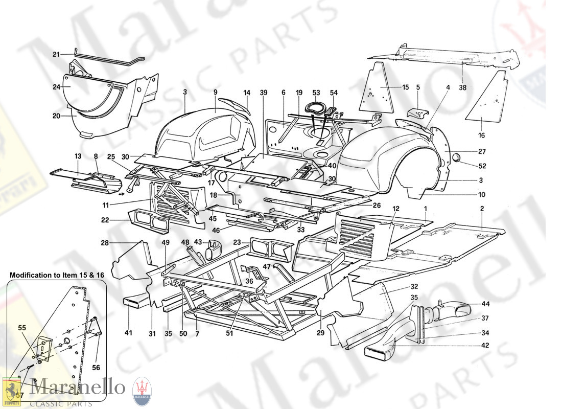 102 - Body Shell - Inner Elements