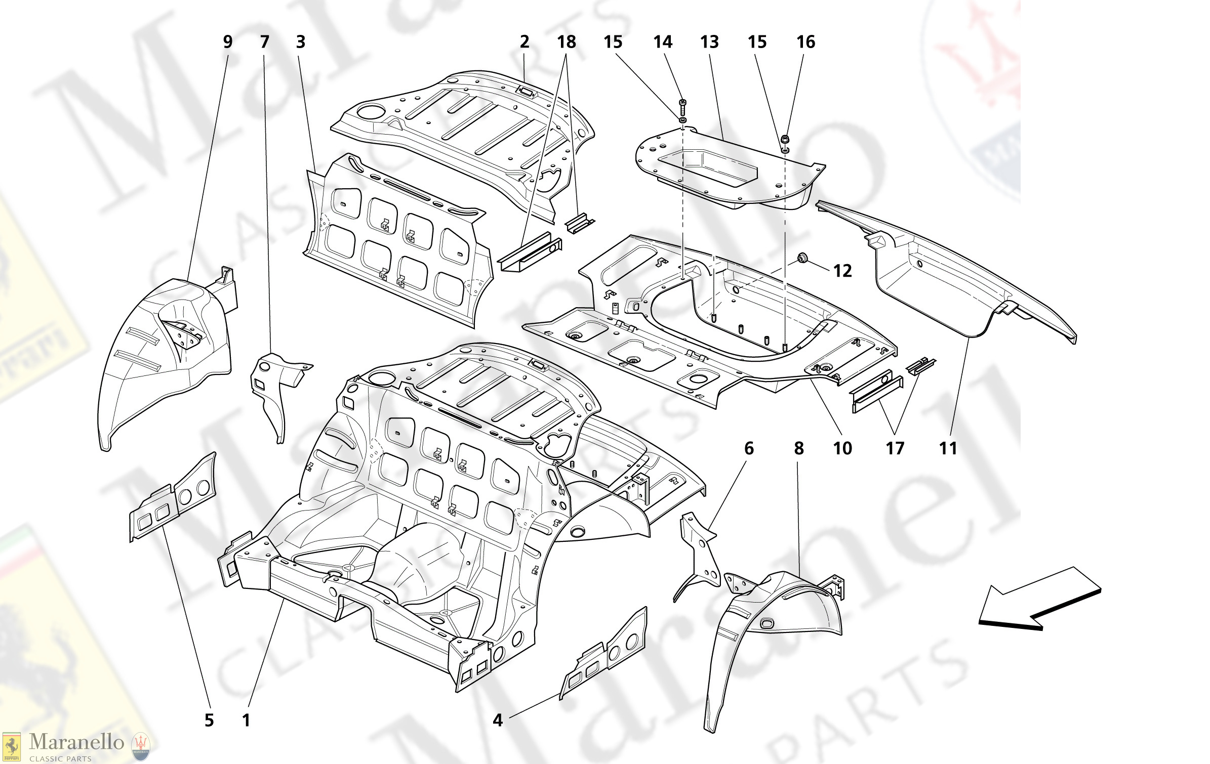 C 105 - Rear Structure