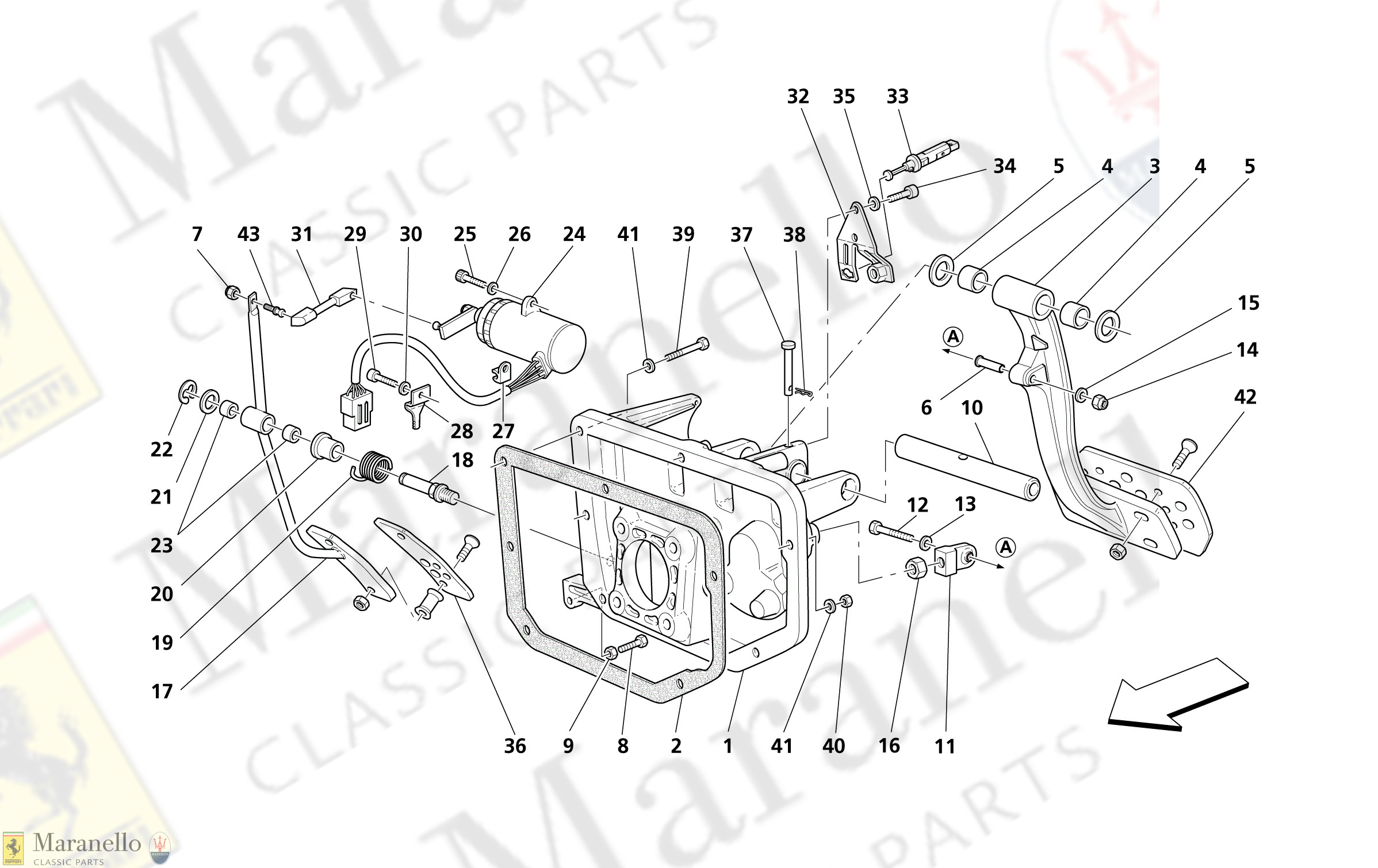 M 18 - Pedals And Electronic Accelerator Control