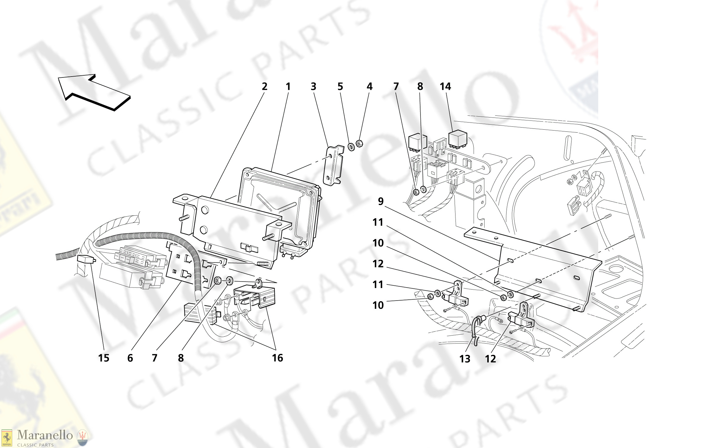 C 128 - Trunk Compartment Control Units