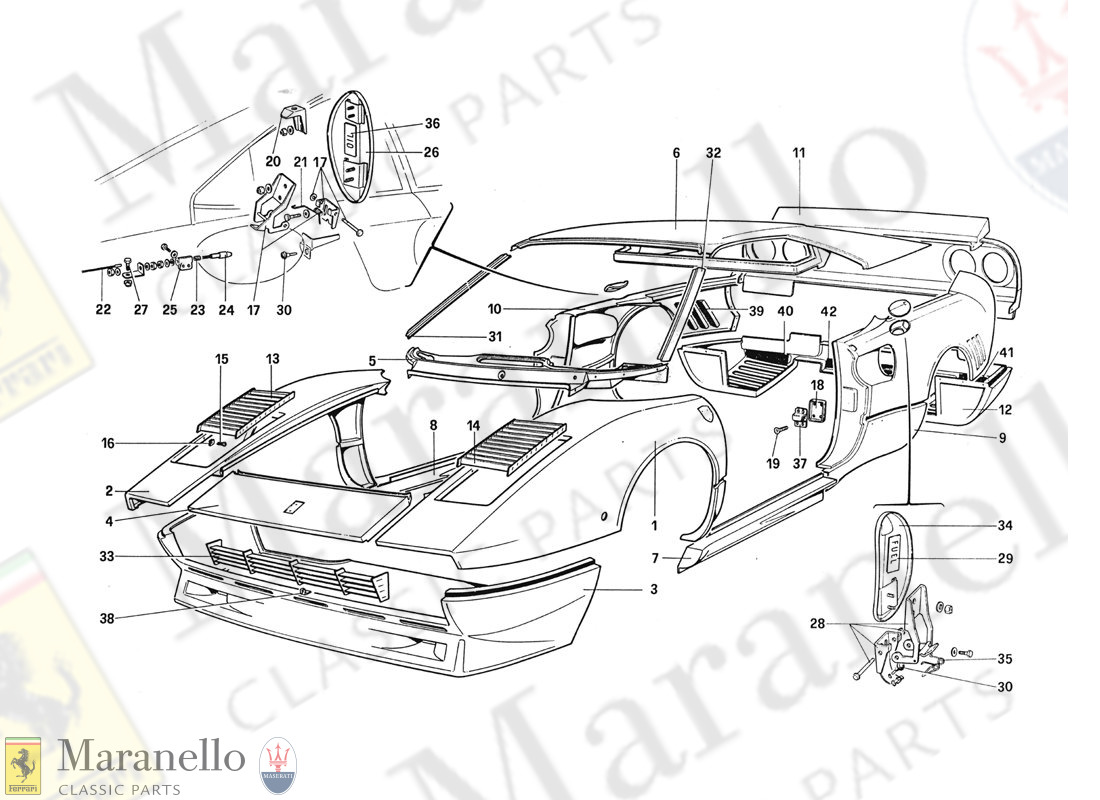 101 - Body Shell - Outer Elements