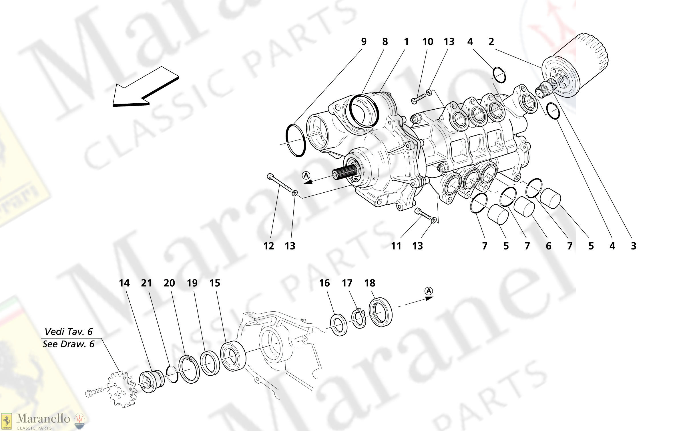 M 14 - Water/Oil Pump