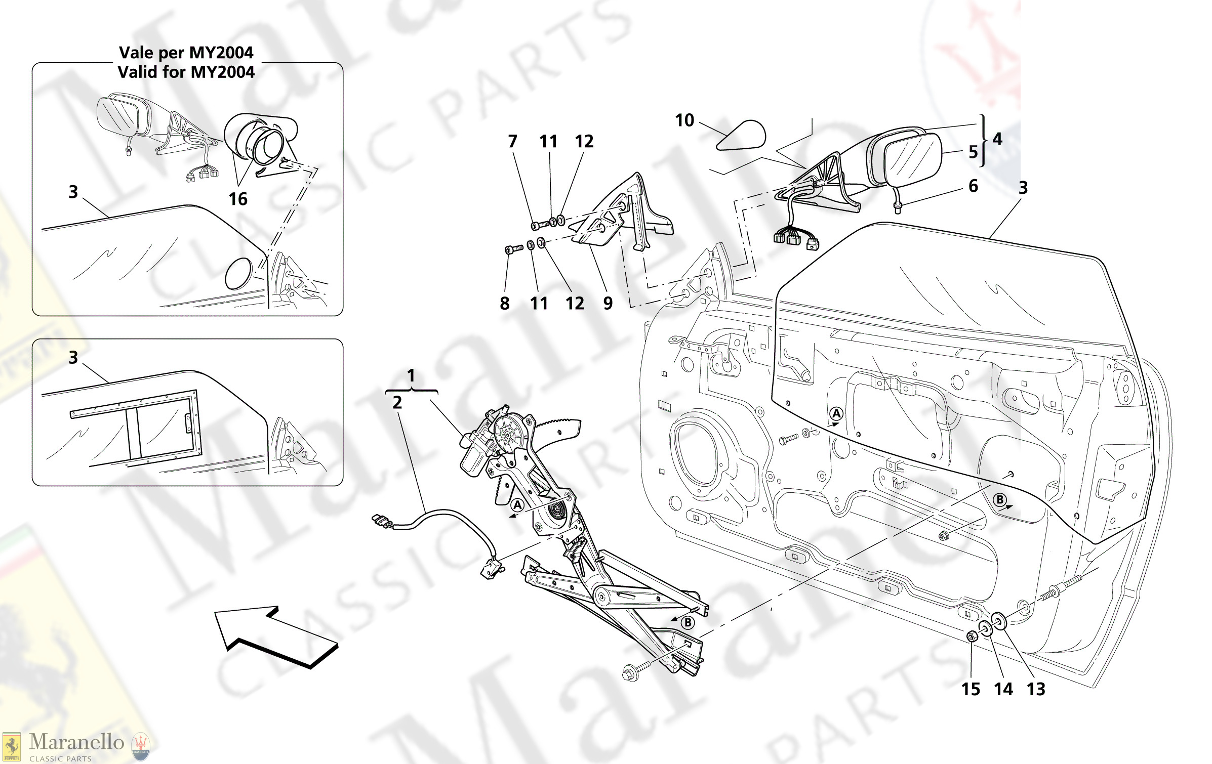 C 115 - Doors - Power Window And Rearwiew Mirror