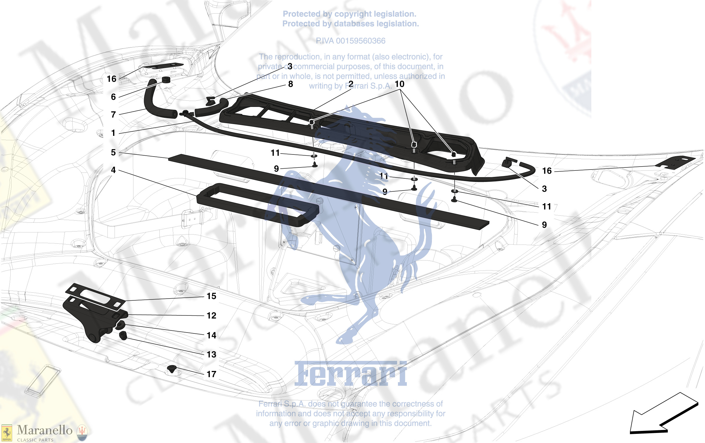 133 - Front Lid Trim