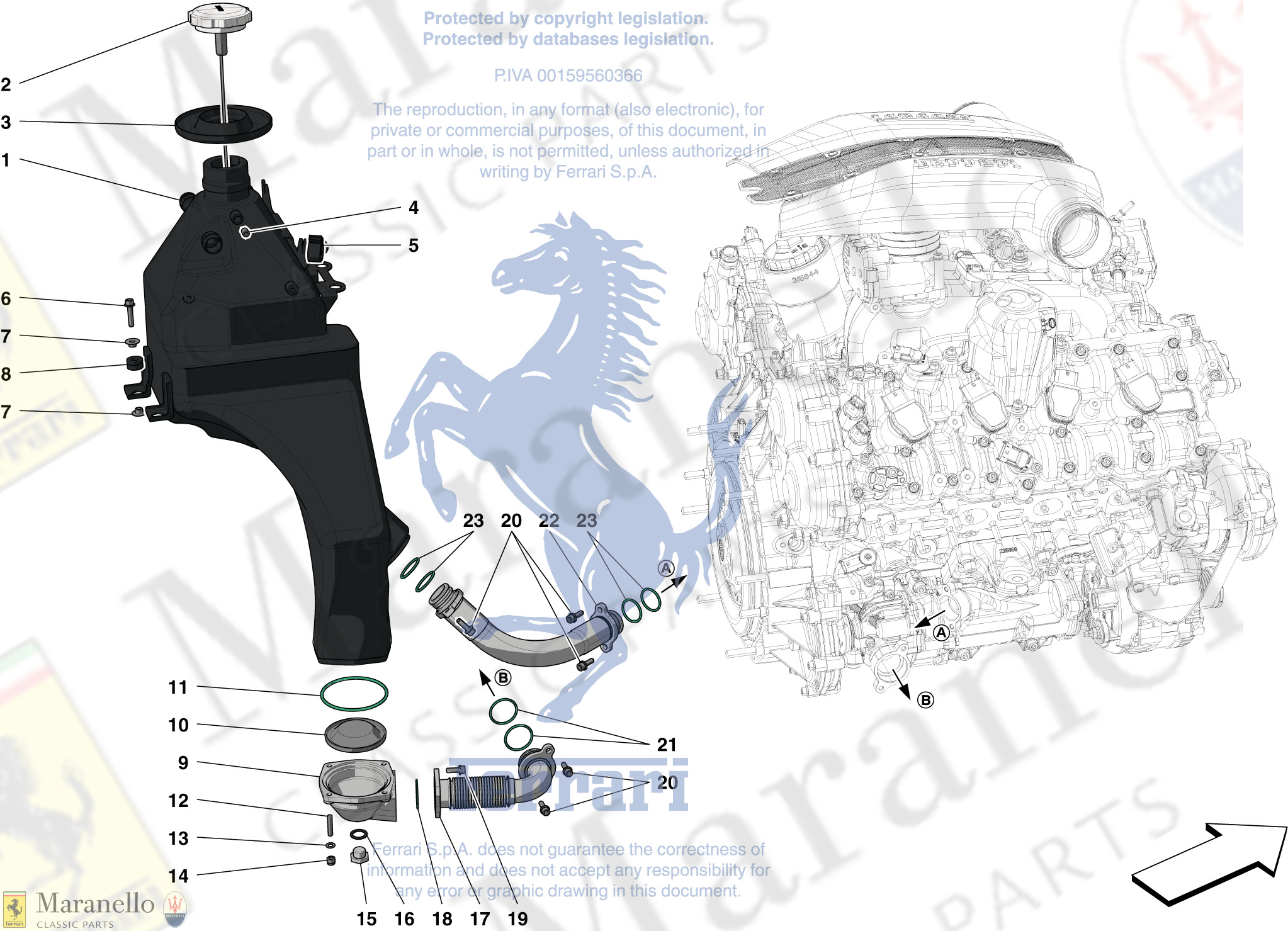 057 - Engine Oil Radiator And Tank