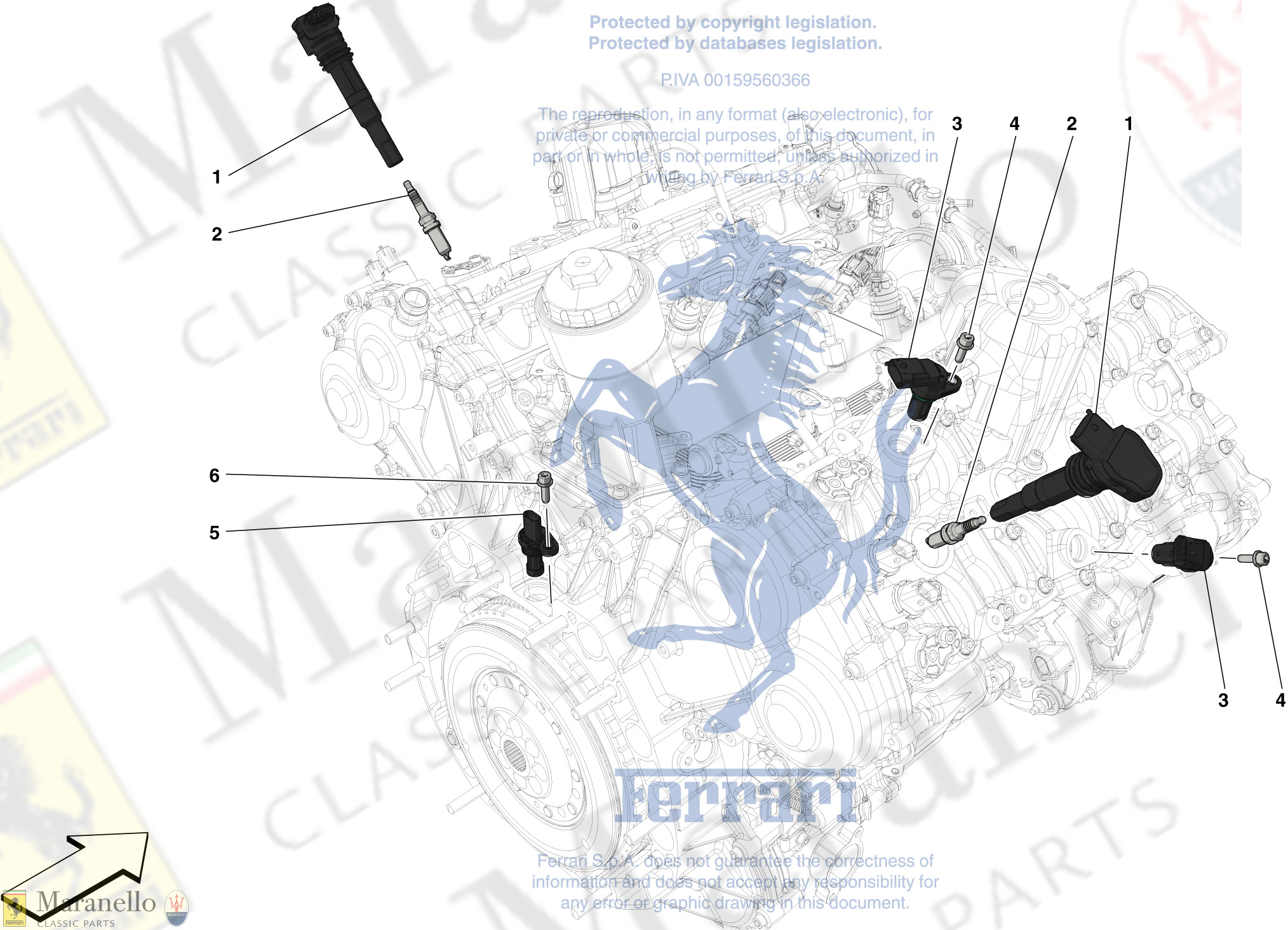 021 - Ignition Coil, Spark Plugs And Sensors