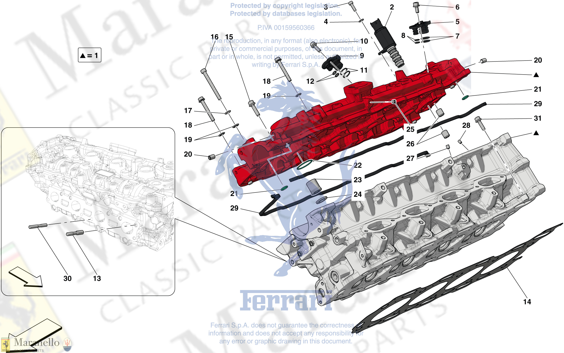 011 - Cylinder Heads - Rh Head