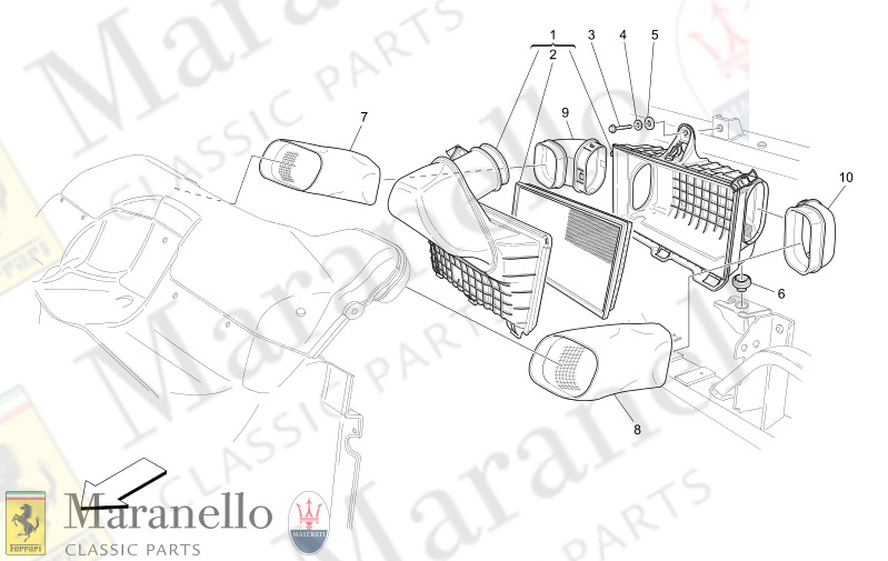 01.41 - 1 AIR FILTER, AIR INTAKE AND DUCTS