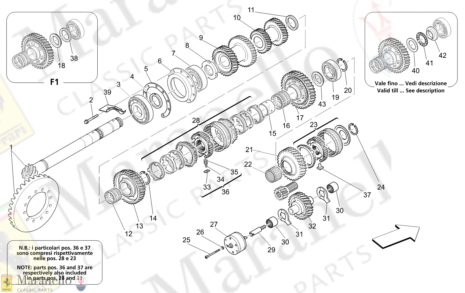 M3.12 - 13 - M312 - 13 Lay Shaft Gears