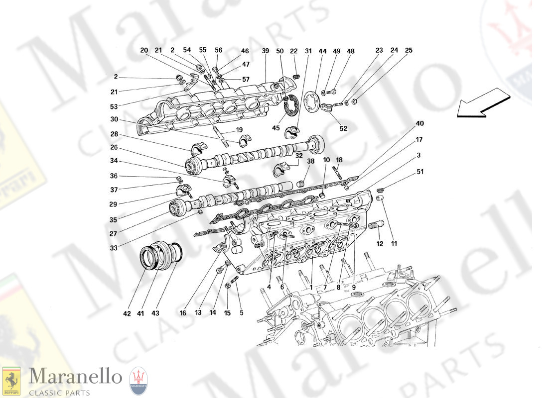 003 - R.H. Cylinder Head