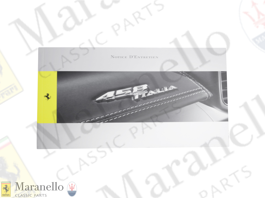 458 Italia Owners Manual - French