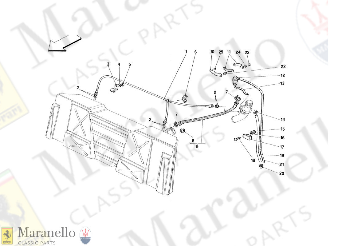 011 - Gasoline Vent System - Not For Catalytic Vehicles