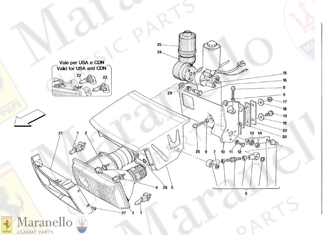 129 - Lights Lifting Device And Headlights