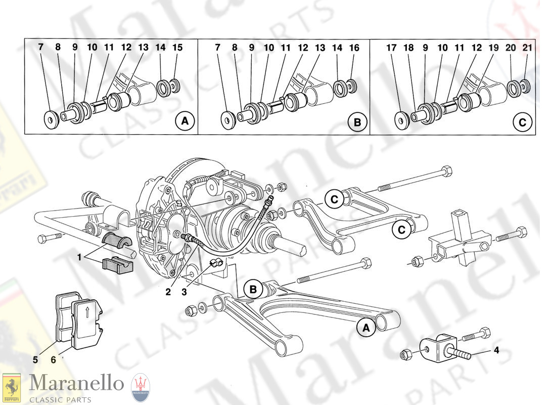 010 - Rear Suspension Pads And Brake Pipes